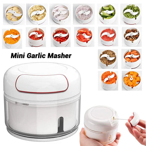 Mini Speedy Chopper – Fast Vegetable & Food Cutter (Hand Press)
