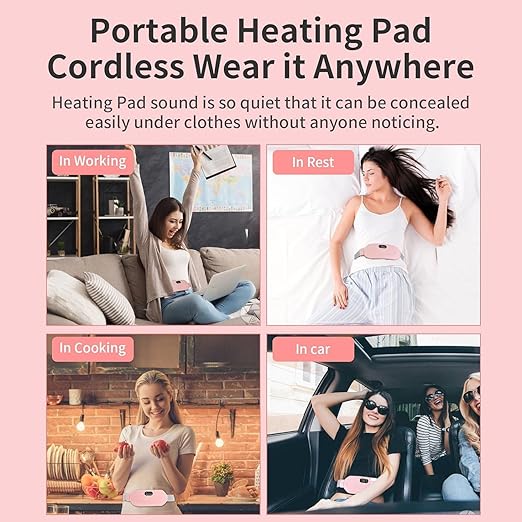 Portable Cordless Heating Pad – Pain Relief & Comfort Anytime, Anywhere