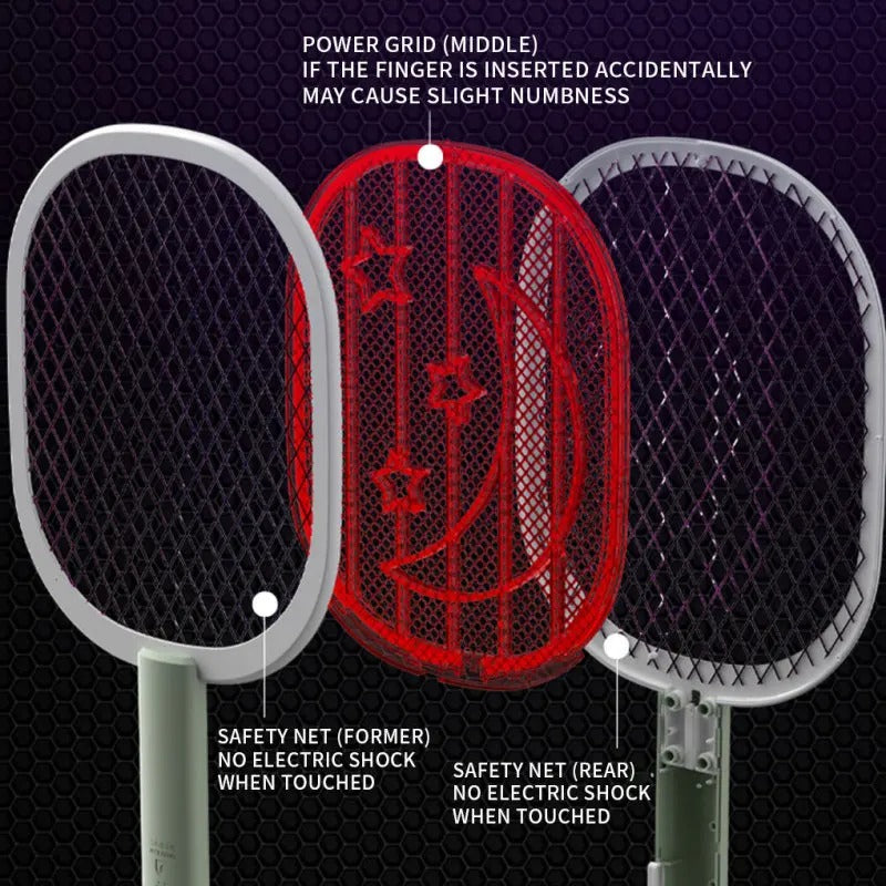 Rechargeable Mosquito Racket with Stand