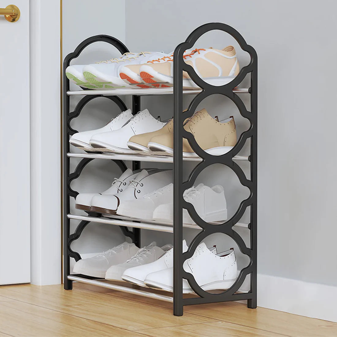 Non-Breakable Floor Standing Shoes Rack – 4 Layer Organizer
