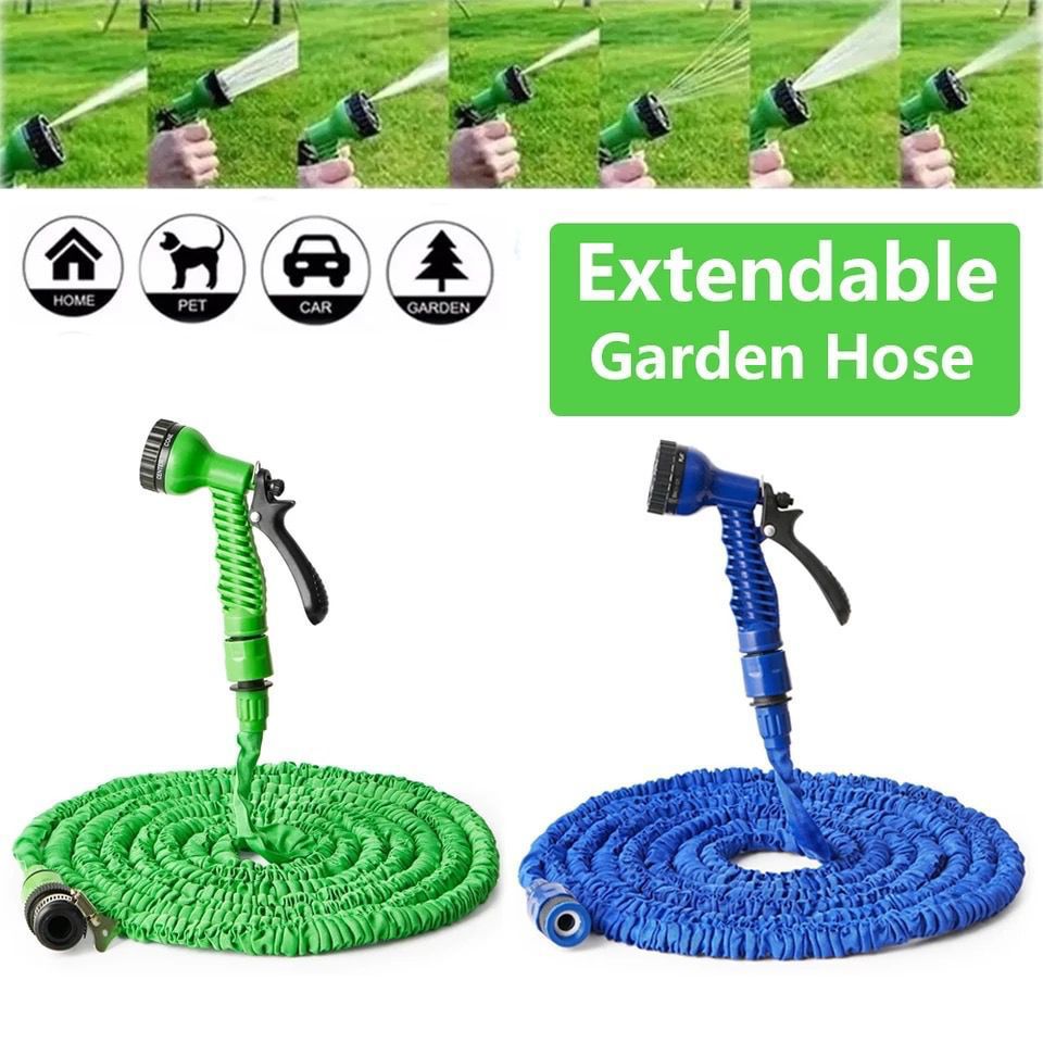 Expandable Flexible Magic Water Hose Pipe with Spray Nozzle