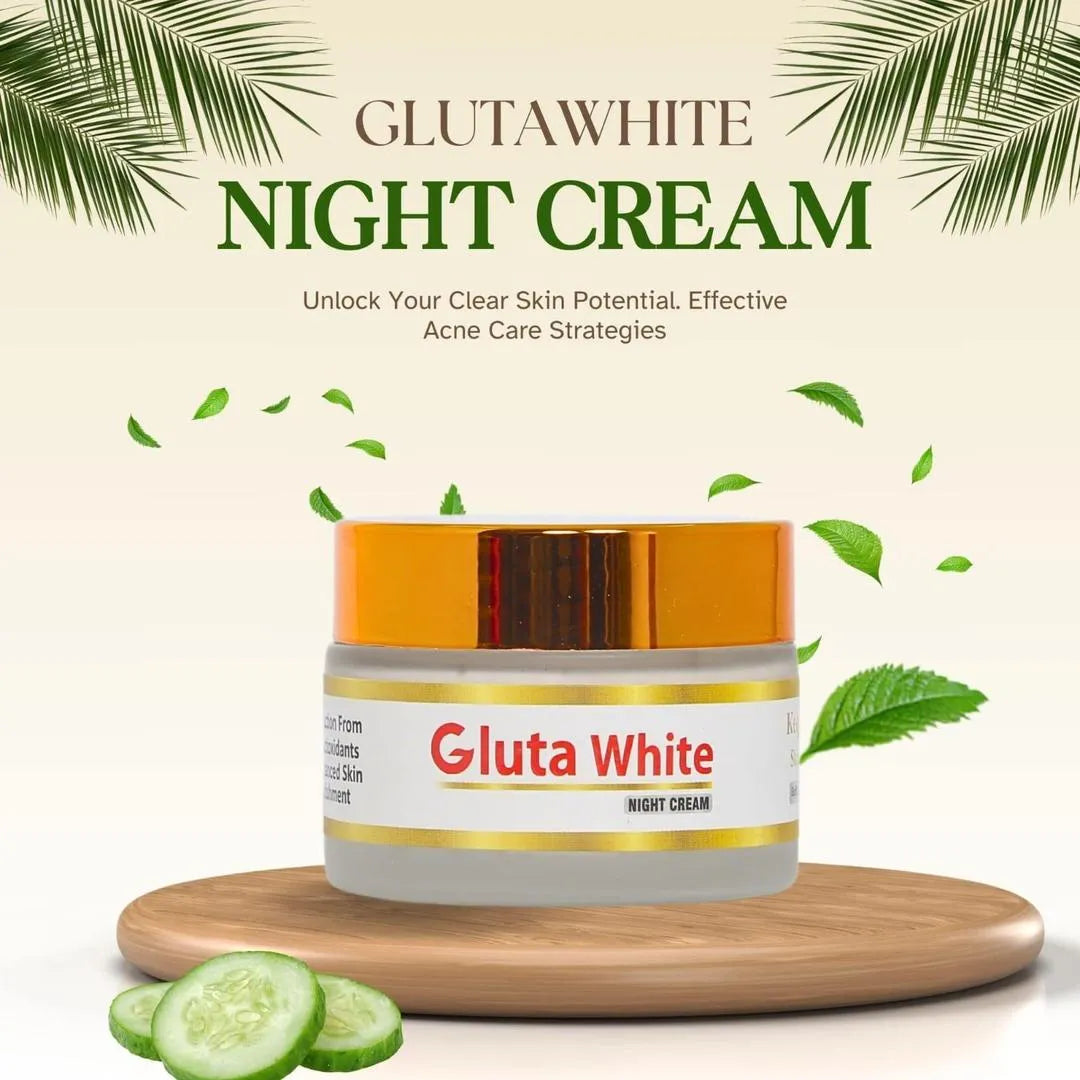 Gluta Whitening Cream – Male & Female;Even Skin Tone & Deep Nourishment Formula