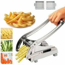 stainless Steel French Fry Cutter – Heavy-Duty Potato & Vegetable Slicer for Perfect Fries