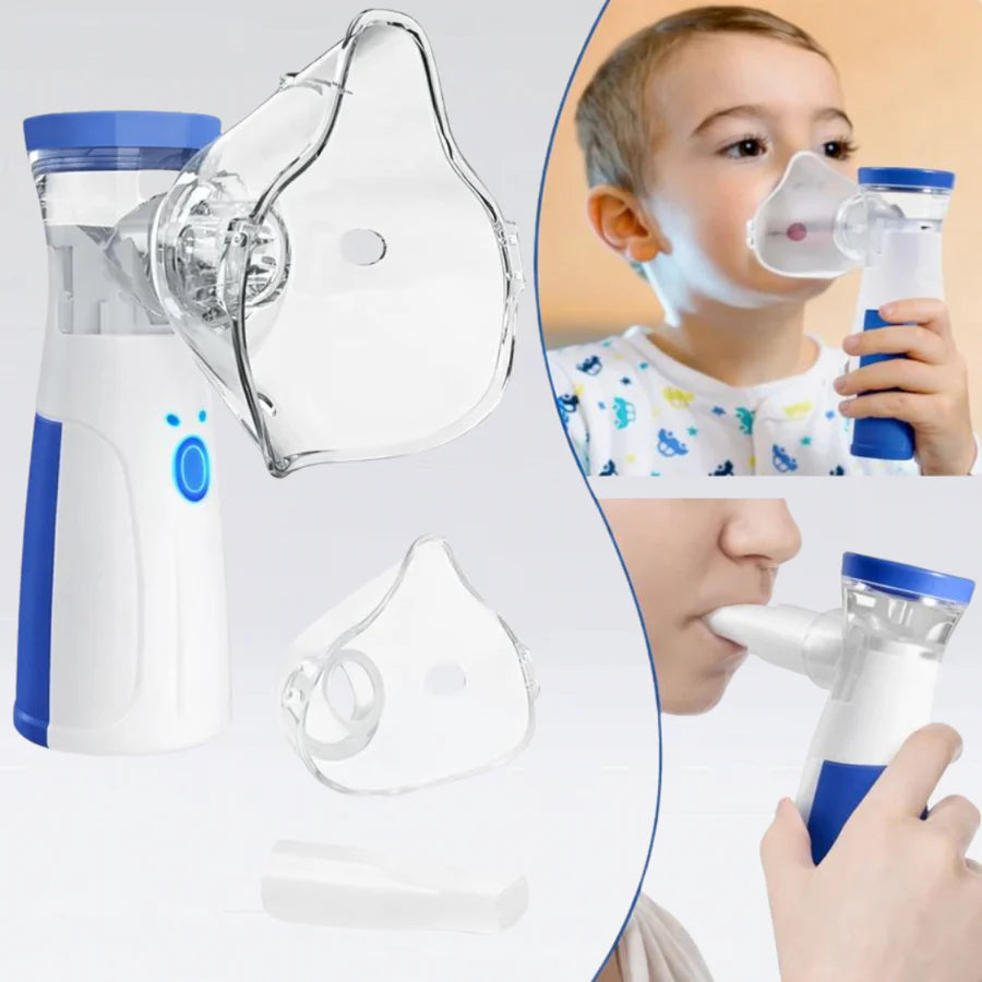 Portable Mesh Nebulizer – Silent, Compact & Fast Breathing Relief