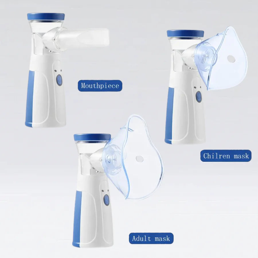 Portable Mesh Nebulizer – Silent, Compact & Fast Breathing Relief