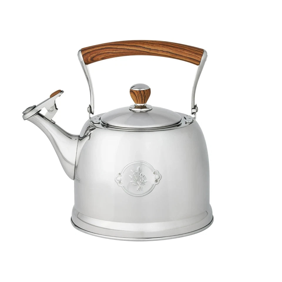 Premium Stainless Steel Kettle with Wooden Handle – Elegant & Durable
