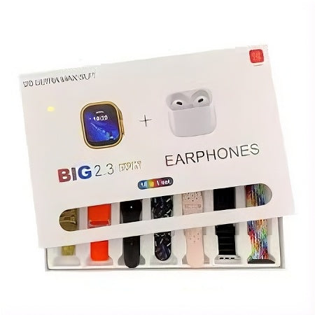 7 in 1 Ultra Smart Watch with Bluetooth Calling, Health Monitoring & Sports Modes