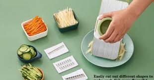 5 in 1 Multi-Functional Vegetable Cutter – Fast & Easy Kitchen Tool