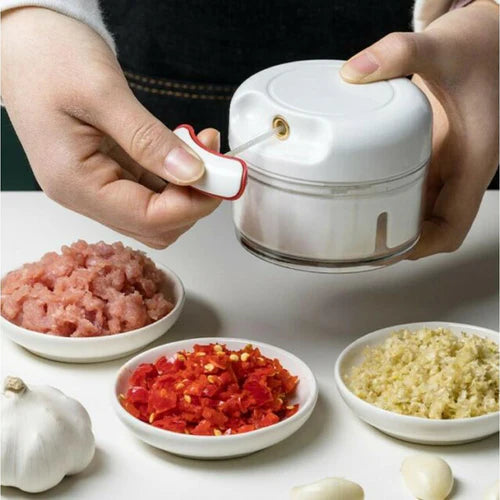 Mini Speedy Chopper – Fast Vegetable & Food Cutter (Hand Press)