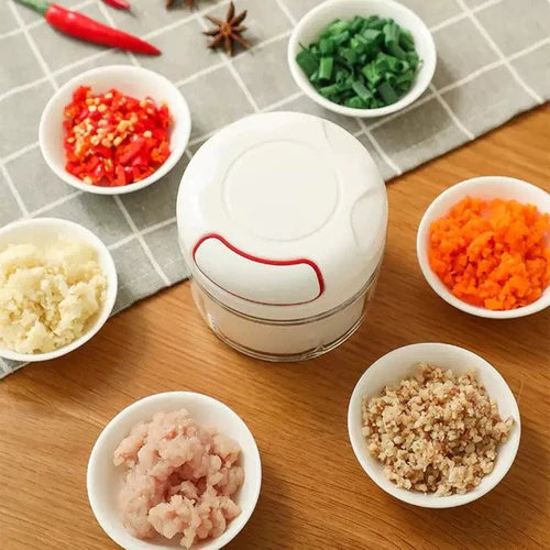 Mini Speedy Chopper – Fast Vegetable & Food Cutter (Hand Press)