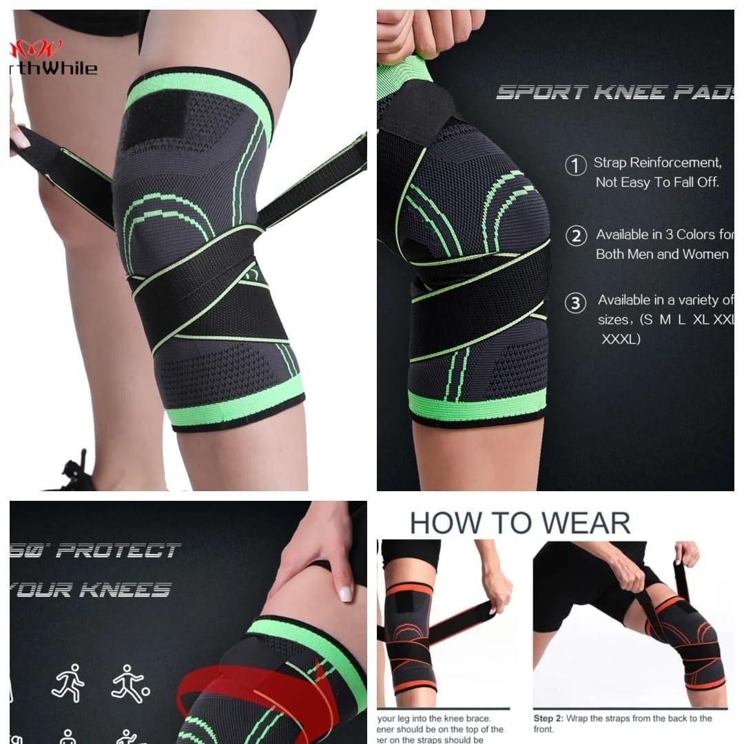 3D Knee Spotted Compression Sleeve – Support & Pain Relief