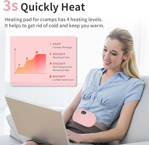 Portable Cordless Heating Pad – Pain Relief & Comfort Anytime, Anywhere