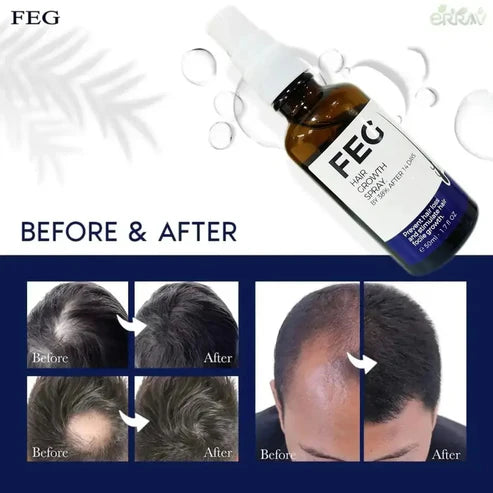 FEG PLUS Hair Growth Serum & Spray – Stronger, Thicker & Healthier Hair
