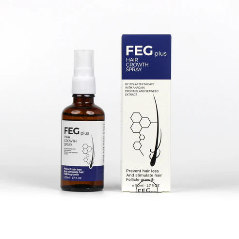 FEG PLUS Hair Growth Serum & Spray – Stronger, Thicker & Healthier Hair