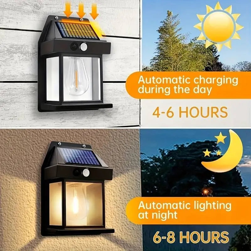 CALISTA 1PCS LED Solar Lamp – Waterproof Outdoor Solar Light for Garden & Pathway