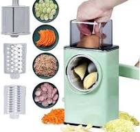Multi-Functional Manual Rotary Vegetable Cutter – Easy & Fast Food Slicer