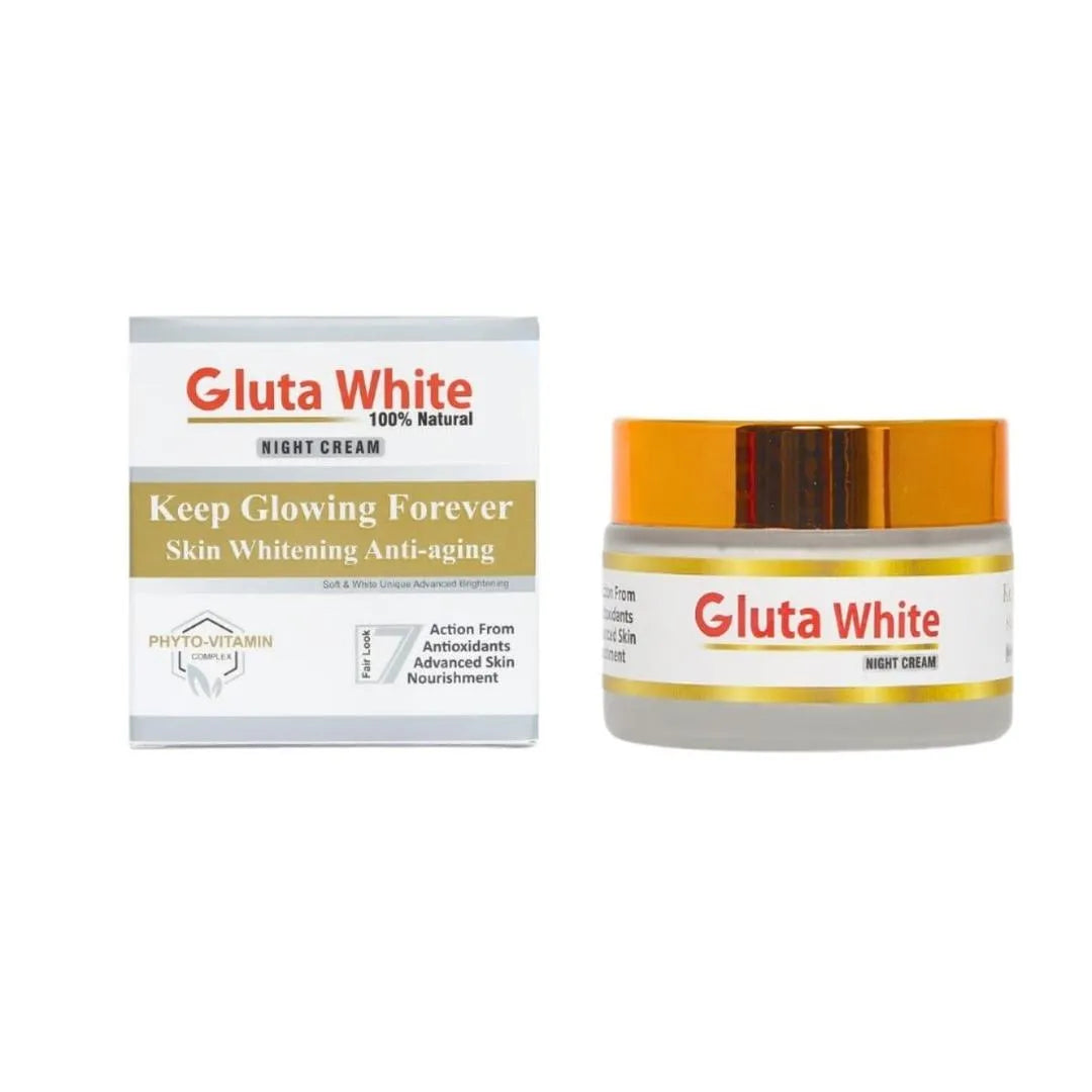 Gluta Whitening Cream –  Male & Female;Even Skin Tone & Deep Nourishment Formula