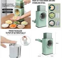 Multi-Functional Manual Rotary Vegetable Cutter – Easy & Fast Food Slicer