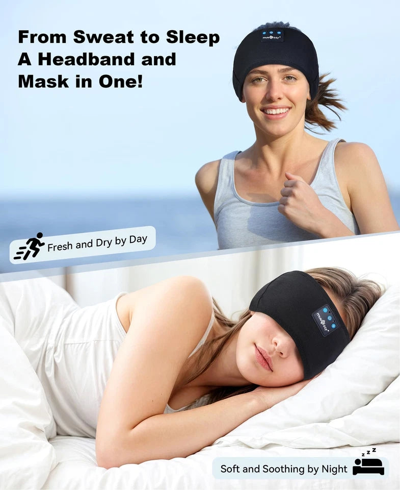 Sleep Headphones – Comfortable Wireless Headband for Relaxation & Sleep