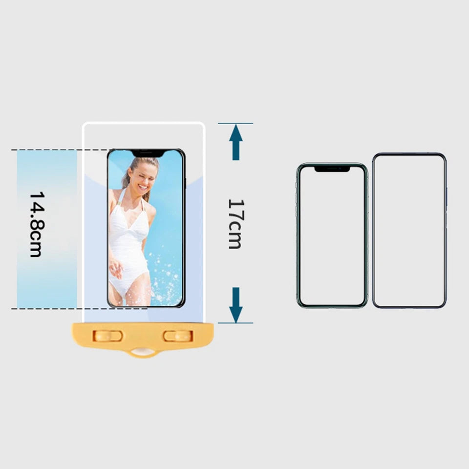 Waterproof Mobile Phone Pouch – Touch Screen Compatible | Secure & Travel Friendly