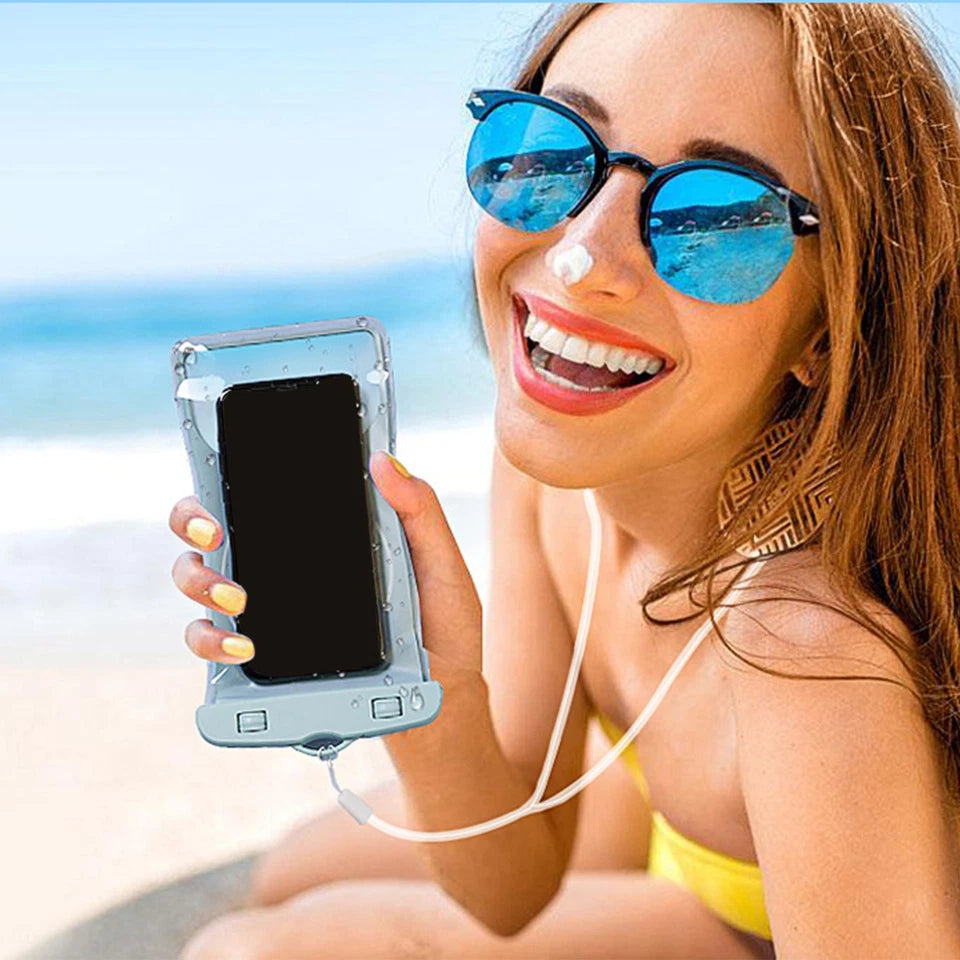 Waterproof Mobile Phone Pouch – Touch Screen Compatible | Secure & Travel Friendly