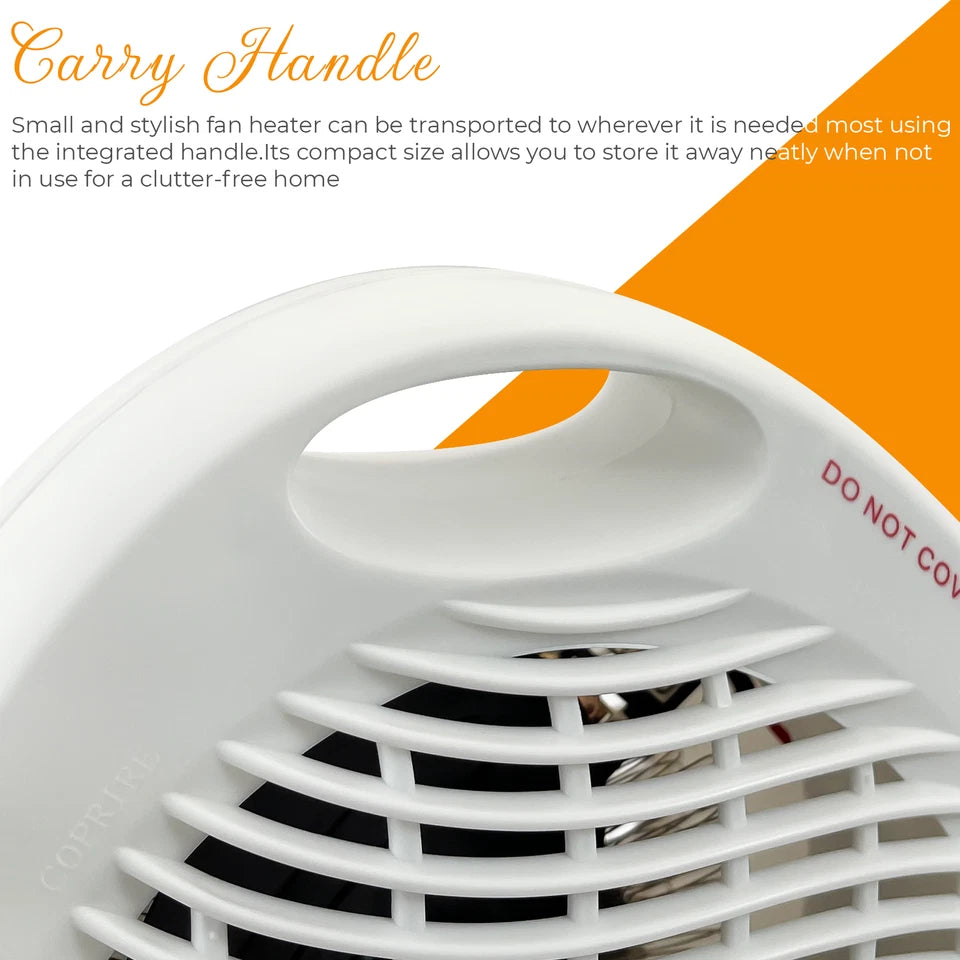 Portable Electric Fan Heater – Fast Heating for Home & Office