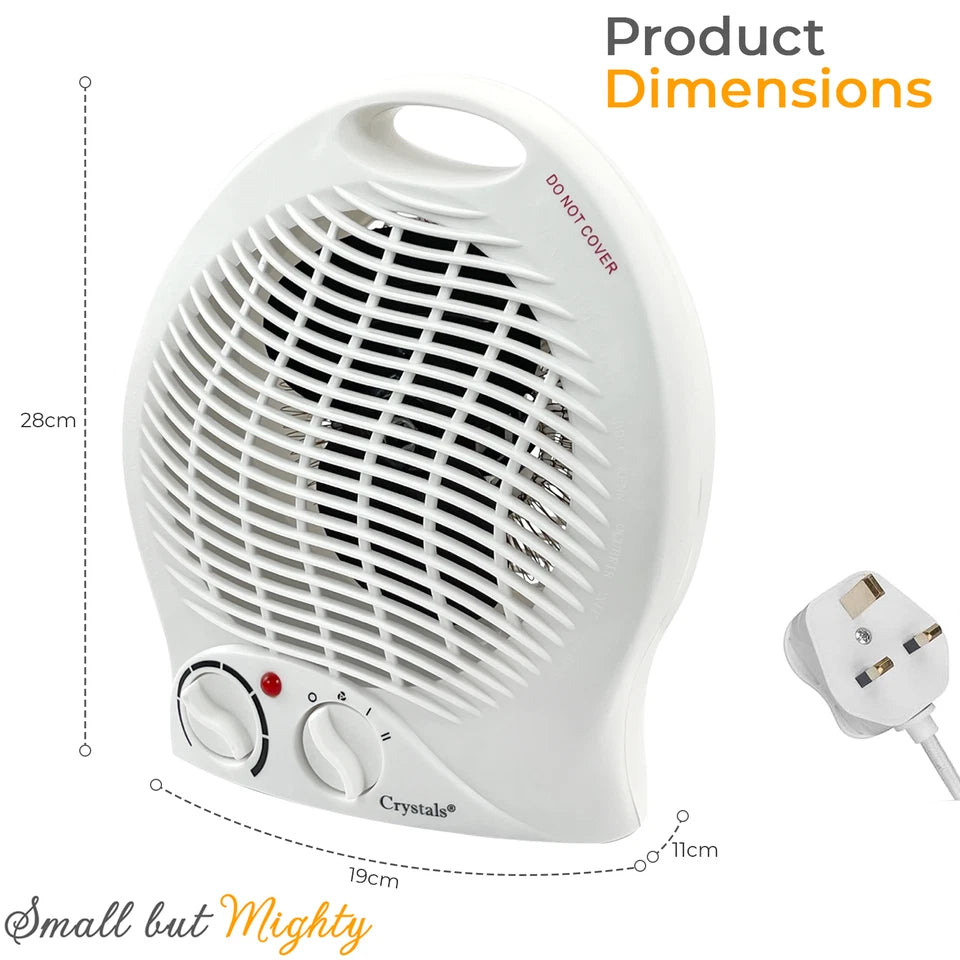 Portable Electric Fan Heater – Fast Heating for Home & Office
