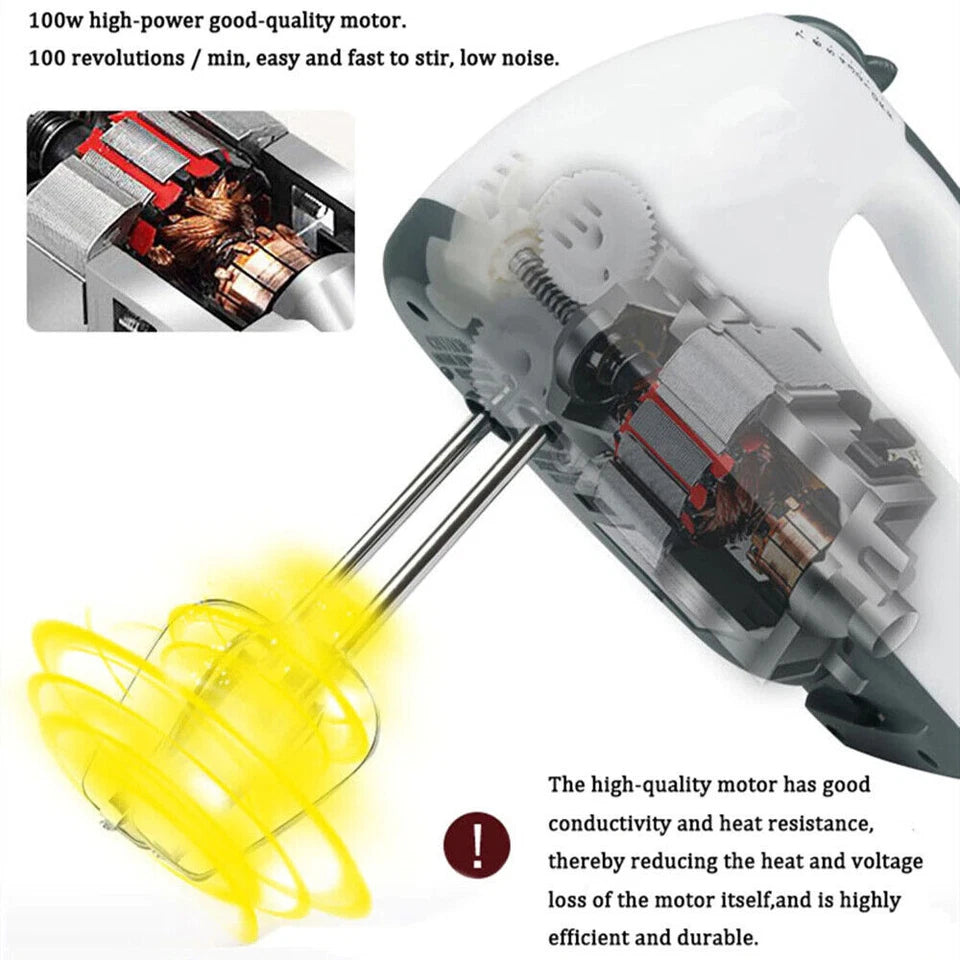 Electric Egg Beater – Fast & Efficient Kitchen Mixer for Eggs, Cream & Batter