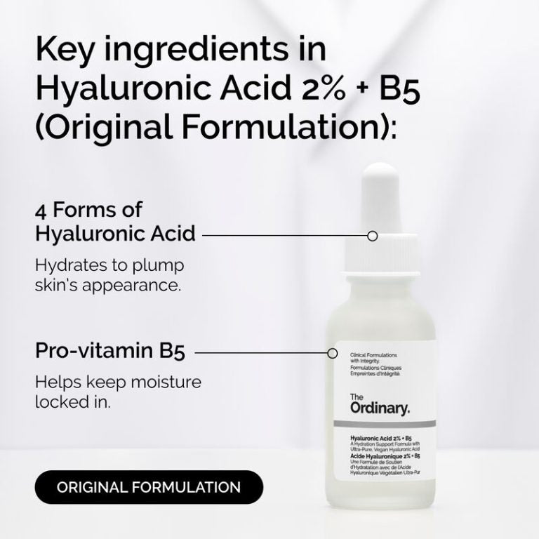 The Ordinary Hyaluronic Acid 2% + B5 – Deep Hydration Serum